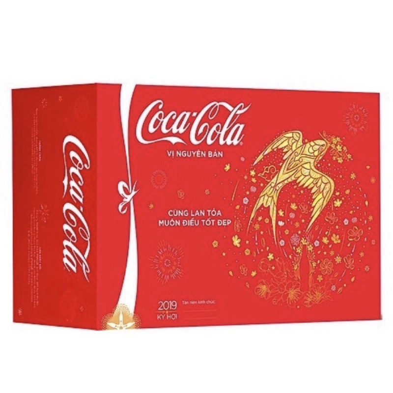 Nước giải khát có ga Coca Cola Tết lốc 6 lon x 320ml