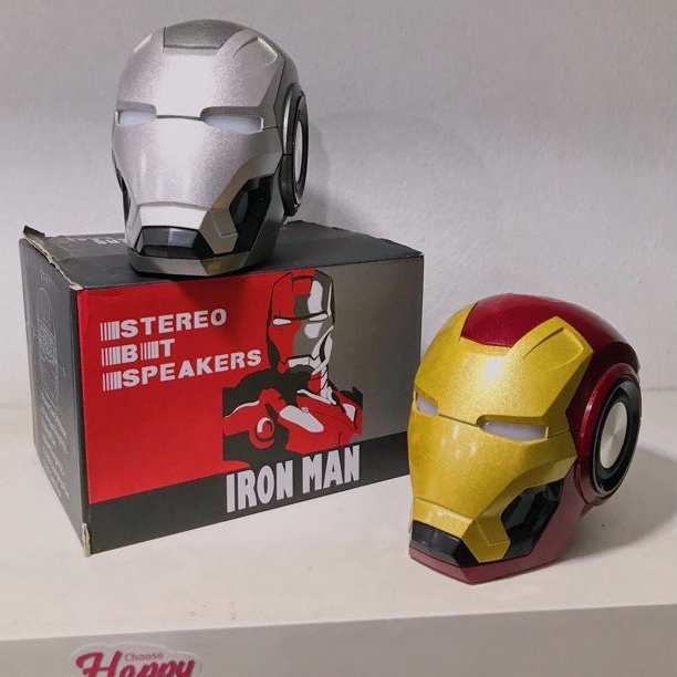 Loa Bluetooth Mini Hình Iron Man Siêu Độc - Vừa Làm Loa Vừa Decor Mô Hình Cực Đẹp