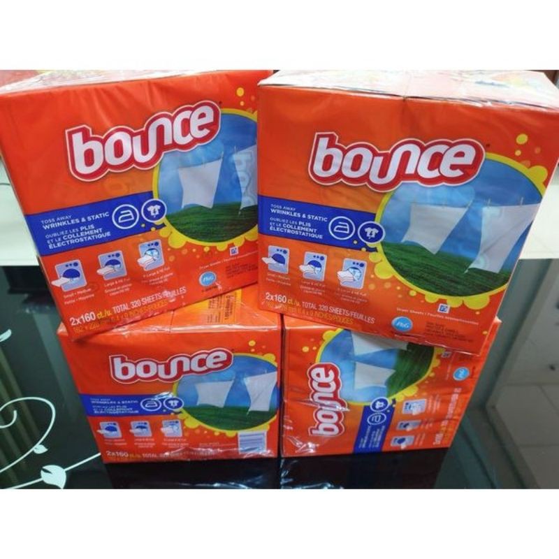 (tách lẻ) giấy thơm quần áo Bounce 10 tờ (bill Costco Mỹ)