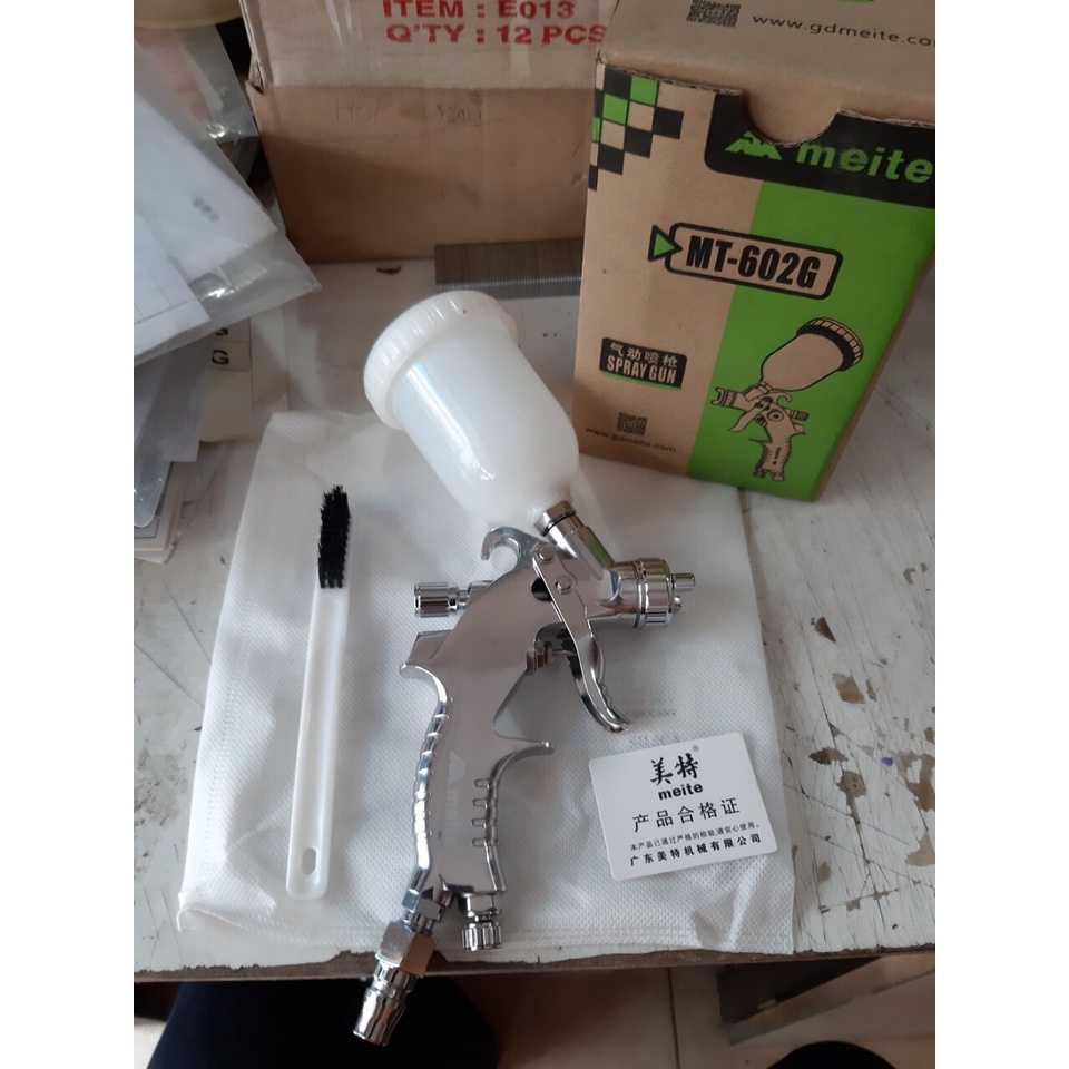 Súng phun Sơn ô tô, xe máy, gỗ chính hãng Meite MT-602G