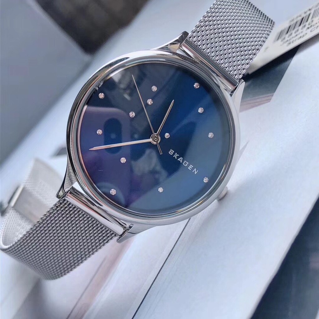 ĐỒNG HỒ NỮ SKAGEN ANITA SKW2385 , SKW2391 MẶT ĐÍNH ĐÁ