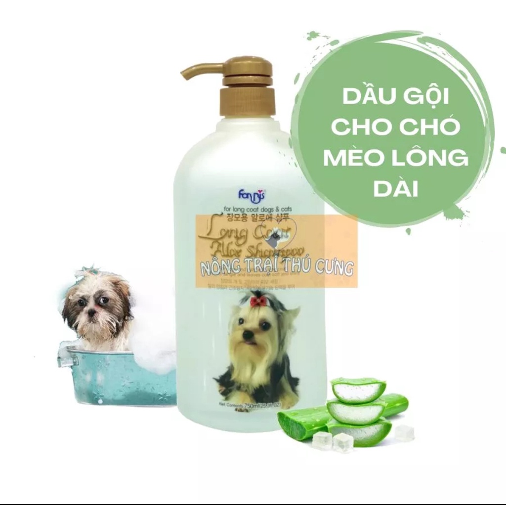 Sữa Tắm Forcans Chiết Xuất Nha Đam Cho Chó Mèo 750ml