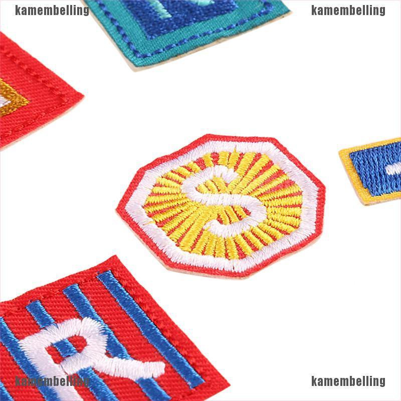 Set 26 Miếng Dán Ủi Lên Quần Áo Hình Chữ Cái