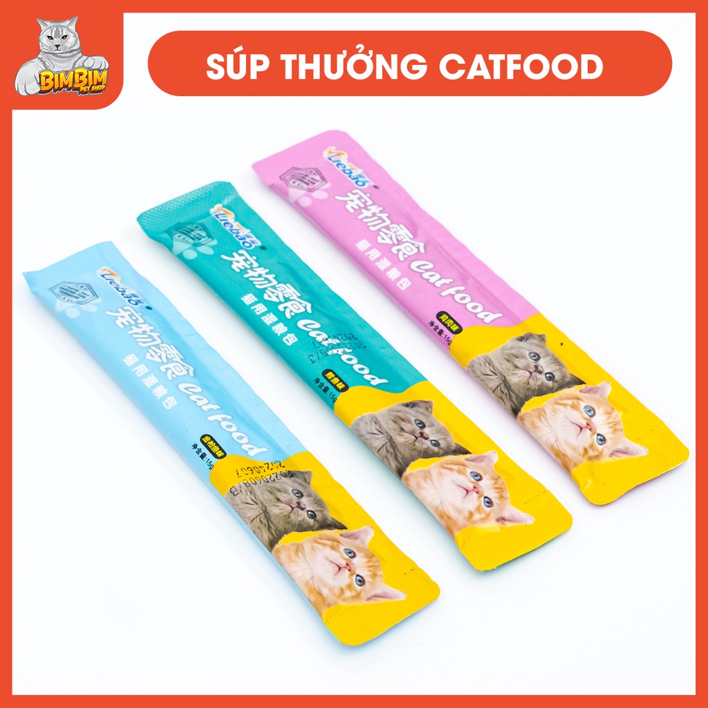 Pate mèo Soup thưởng cho mèo Catfood 15g giá rẻ