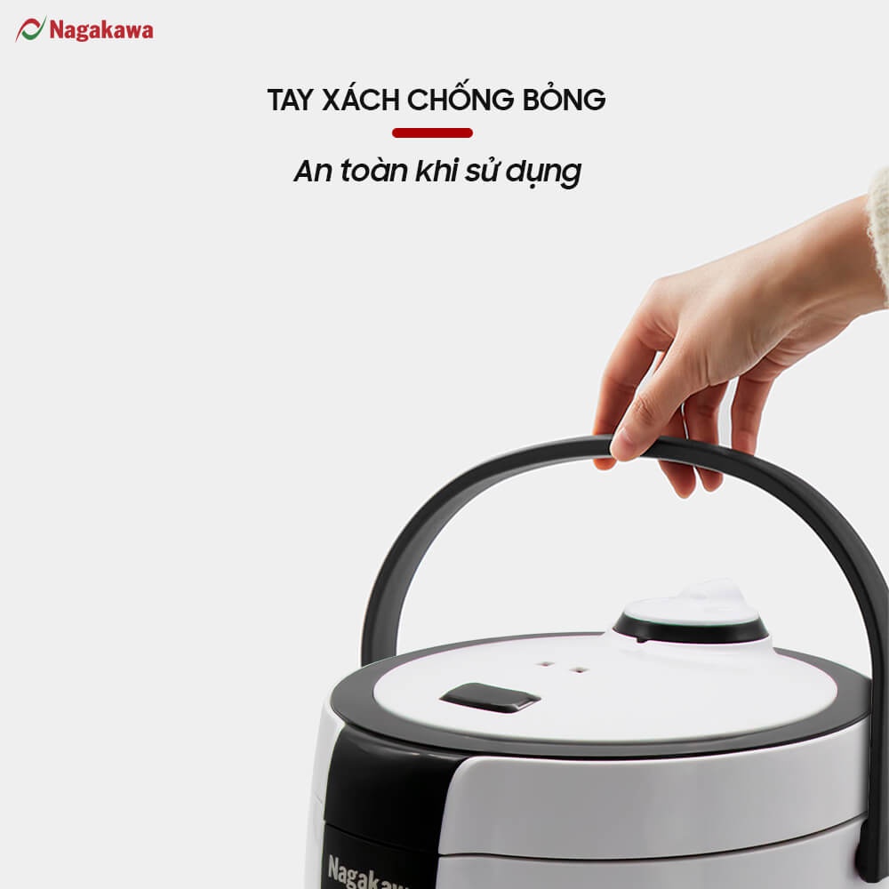 Nồi Cơm Điện Nắp Gài Nagakawa NAG0131 (1.2 Lít)