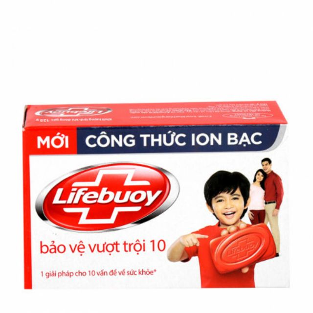 Xà bông cục Lifebuoy bảo vệ vượt trội 90g (đỏ)