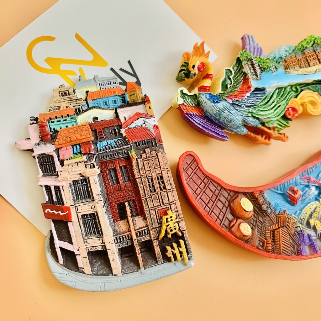 Nam châm tủ lạnh lưu niệm địa danh Trung Quốc