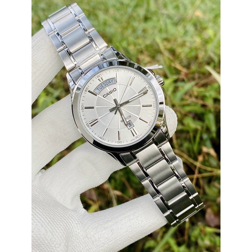 Đồng hồ nam casio thanh lịch , chính hãng fullbox MTP-1381