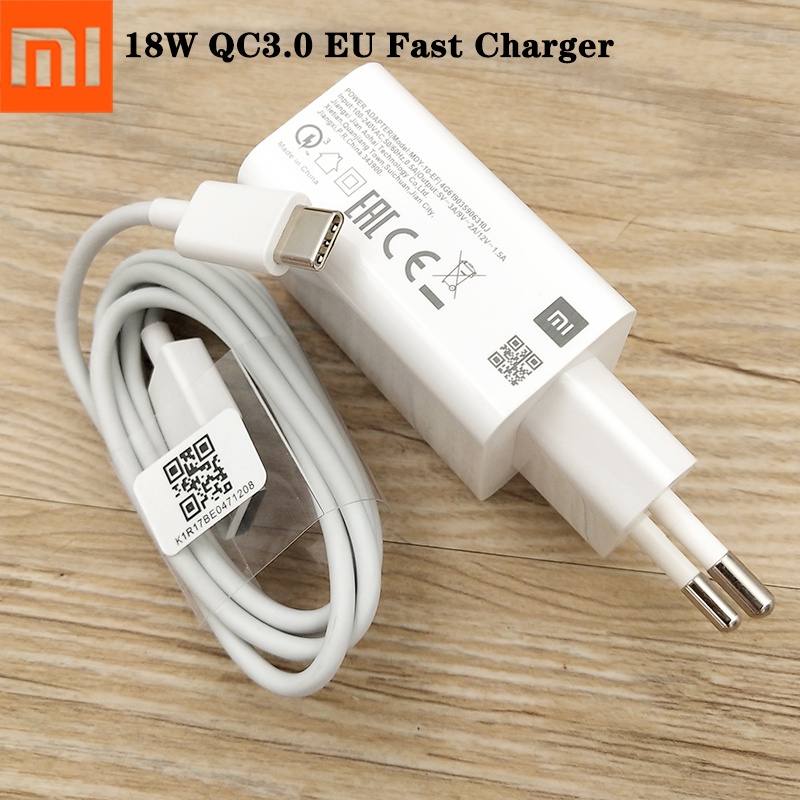 Củ Sạc Nhanh QC3.0 3A Cho Xiaomi Redmi Note 9 Pro Mi 8 9 se CC9 Redmi Note 8 9 8t 9s