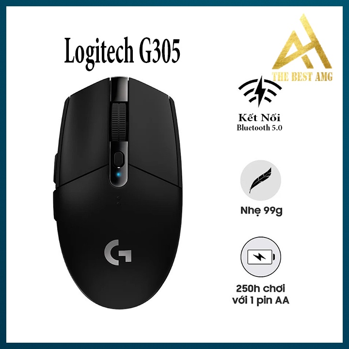 Chuột Không Dây Logitech G305 - Chuột Bluetooth Gaming Máy Tính Laptop Chơi Game Thế Hệ Mới Siêu Đẹp