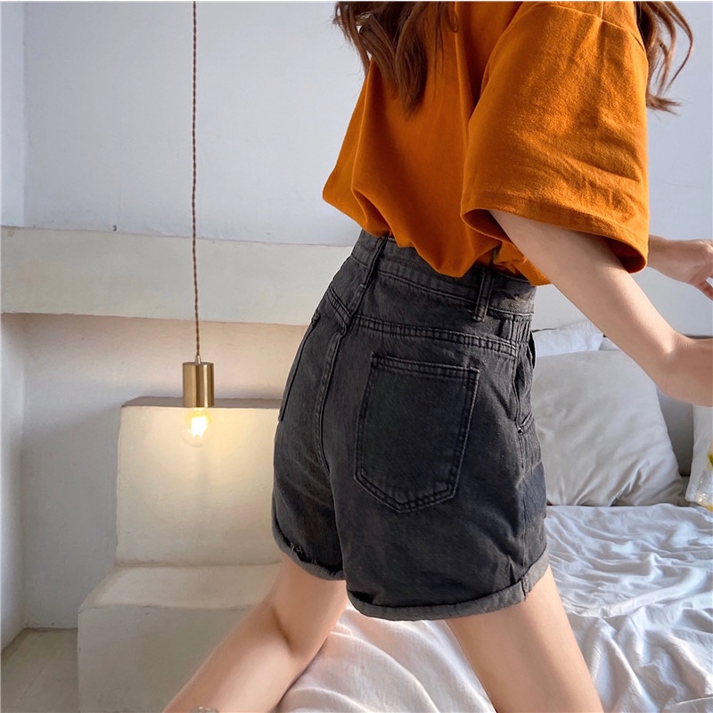 Quần short jean bò nữ co giãn cạp lưng cao ngắn ôm demin phong cách hàn quốc xu hướng hè 2022 kozoda QJ12