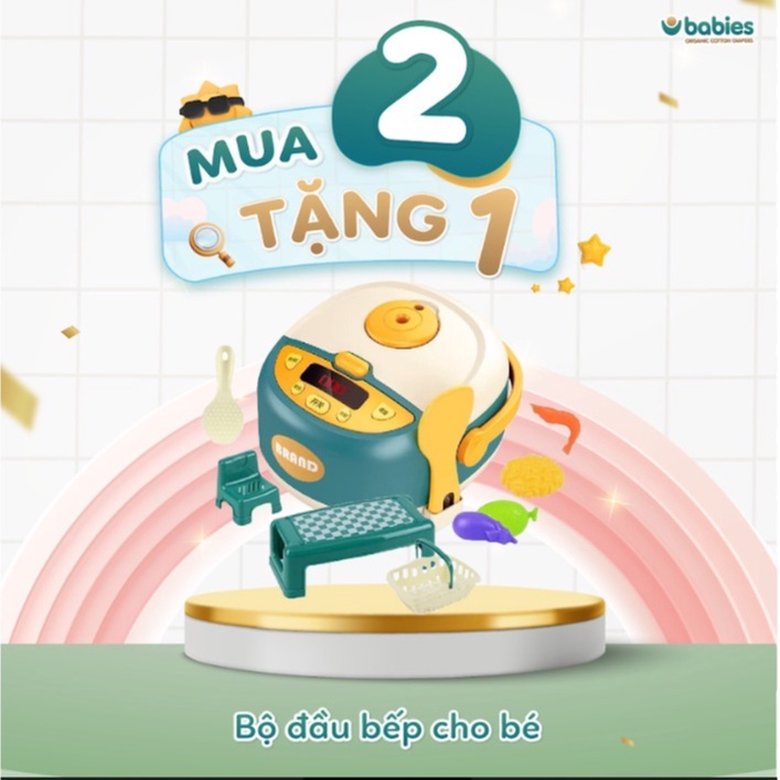 [FREESHIP] [Tặng Quà] Bỉm Dán/Quần 𝑩𝑨𝑩𝑰𝑬𝑺 𝑶𝑹𝑮𝑨𝑵𝑰𝑪 an toàn cho bé size NB76/S66/M56/L46/M54/L50/XL46/XXL40/XXXL38