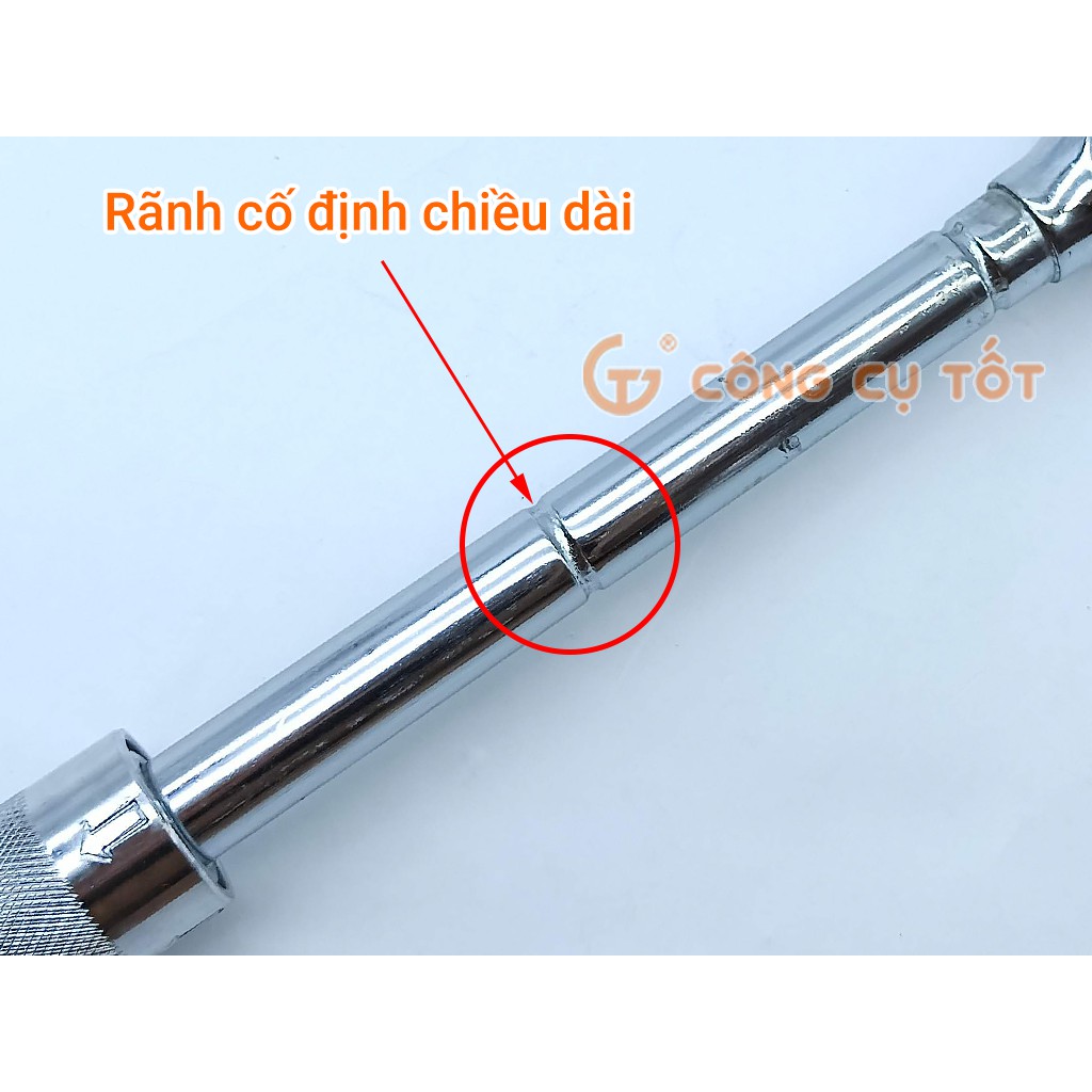 Cần siết lắc léo tự động đảo chiều 1/4 inch cán tăng 21-28cm