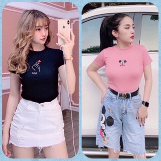 ÁO THUN BODY CỔ TRÒN NGẮN TAY
