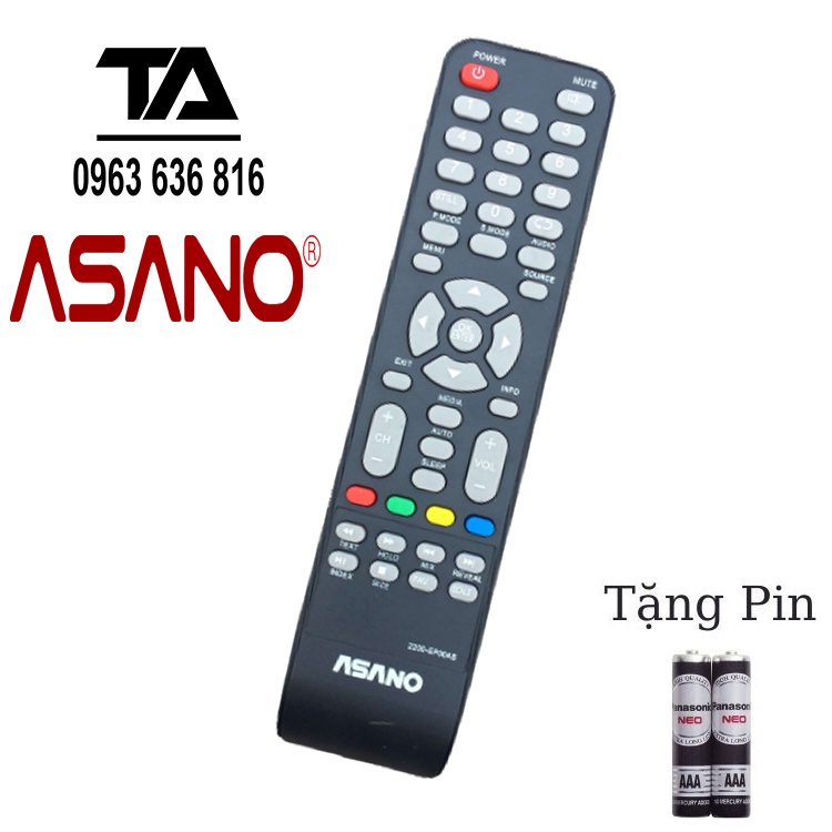 Điều khiển tivi asano sử dụng chung tivi daiichi