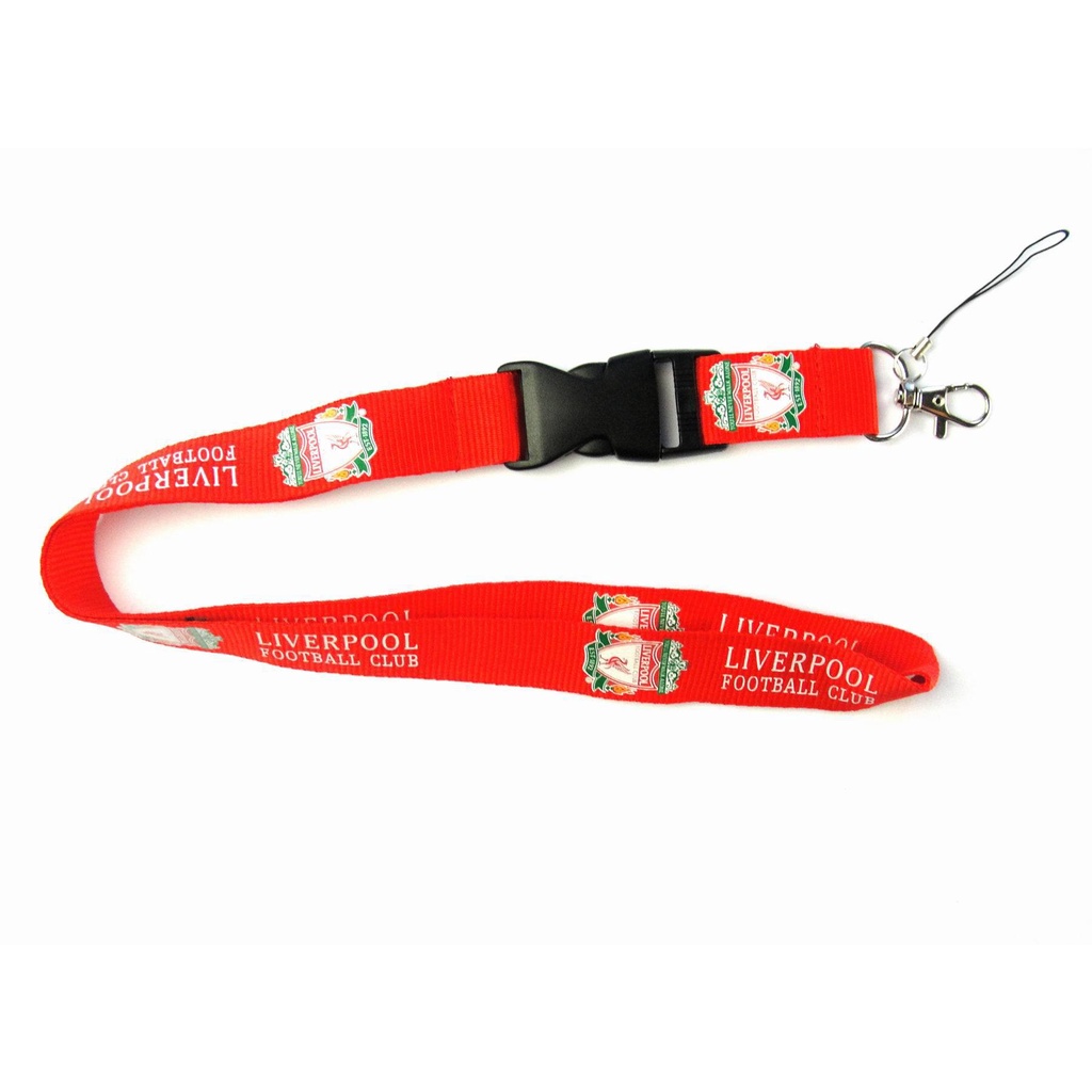 Dây đeo thẻ, dây treo điện thoại logo câu lạc bộ bóng đá MU, Chelsea, Arsenal, Liverpool, Real, Barca,...