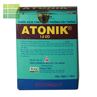 1 HÔP Phân bón kích sinh trưởng cây trồng Atonik 10ml x 10 gói