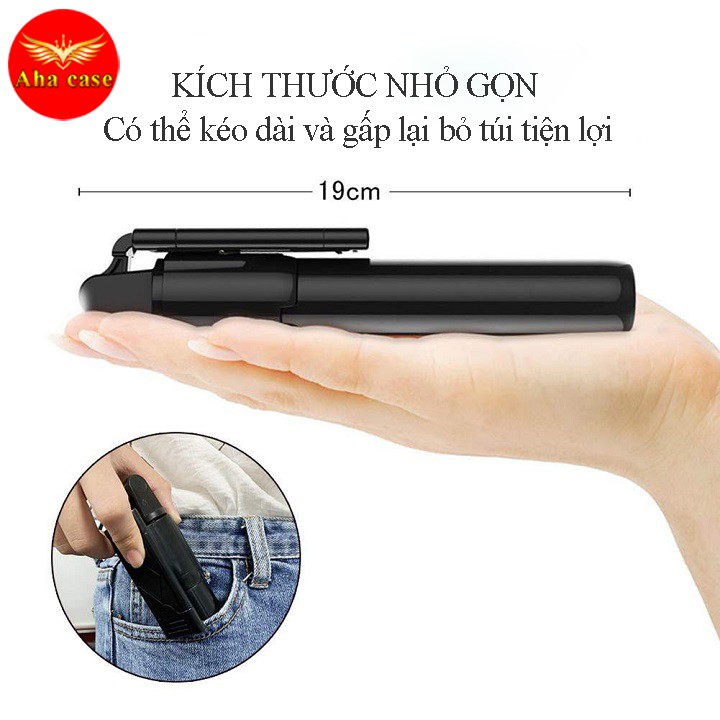 Gậy Chụp Ảnh Tự Sướng Bluetooth Giá Đỡ Điện Thoại 3 Chân Đa Năng – Tripod K07 – Chụp Hình Selfie - Kèm Điều Khiển từ xa