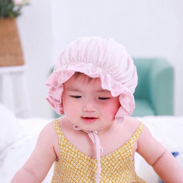 Mũ tiêu thư đáng yêu cho bé Làm từ 100% Cotton để đảm bảo nó mềm mại và thoải mái