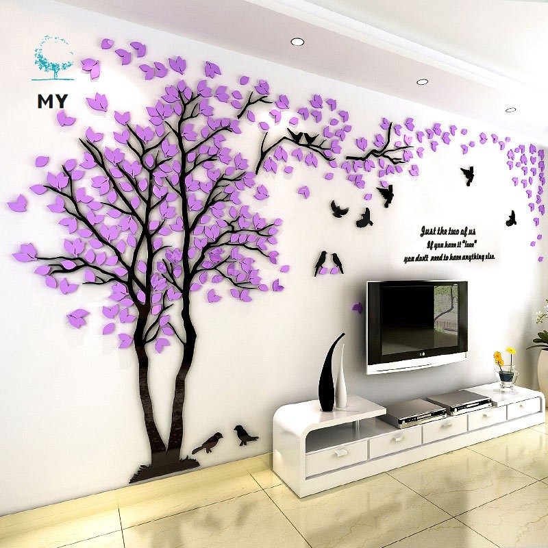 Decal Dán Tường Hình Cây 3d