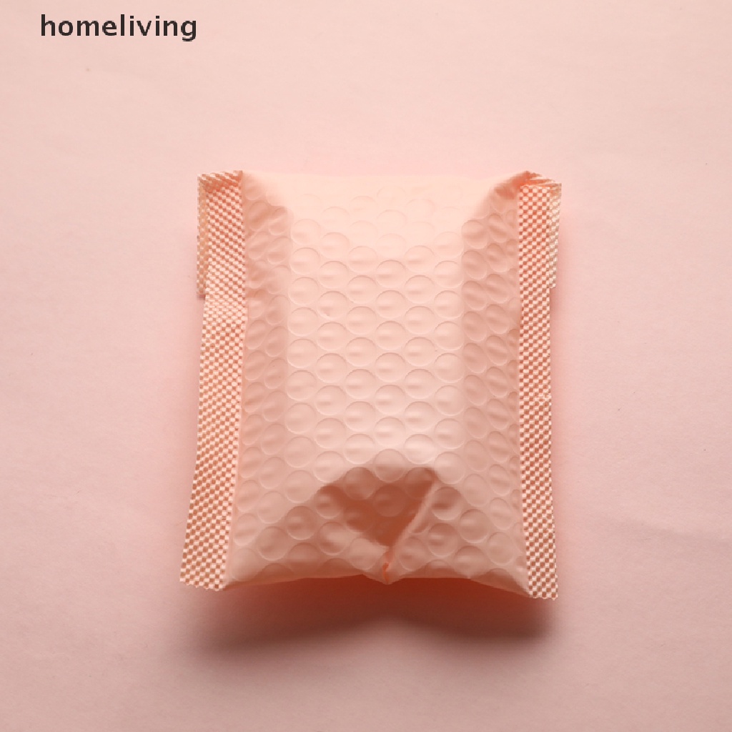 10 Cái phong bì đóng gói bong bóng màu hồng trọng lượng nhẹ tự dán đóng để đồ vật vận chuyển