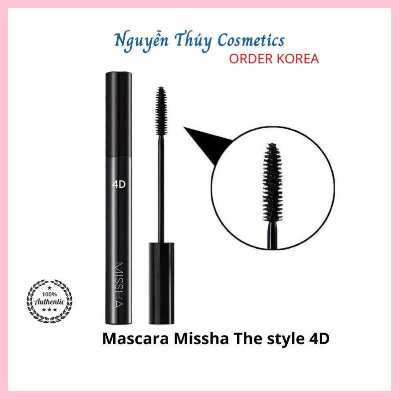 Mascara làm dài và tơi mi Missha The Style 4D