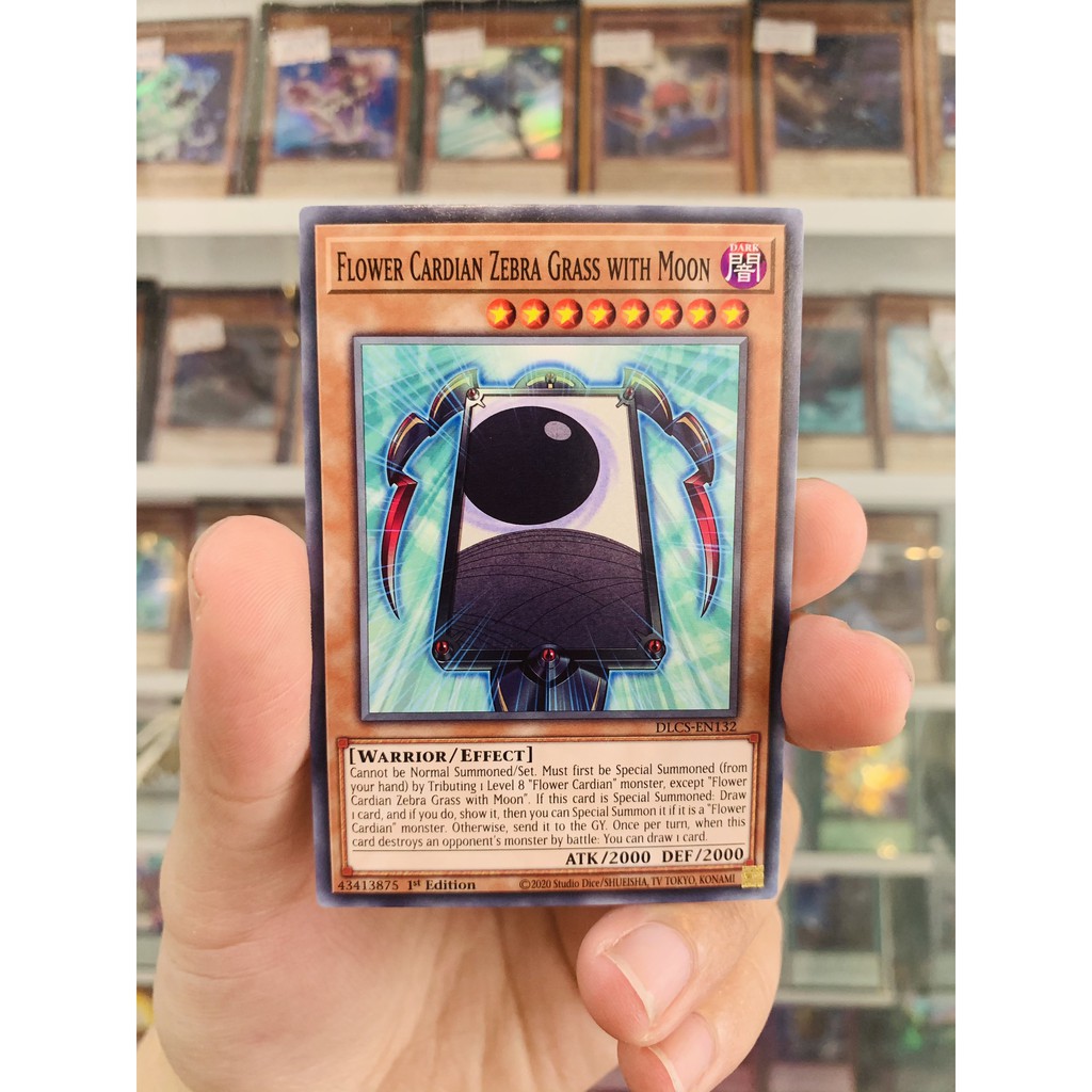 Thẻ Bài Lẻ YugiOh! Mã DLCS-EN132 - Flower Cardian Zebra Grass with Moon - Common - 1st Edition