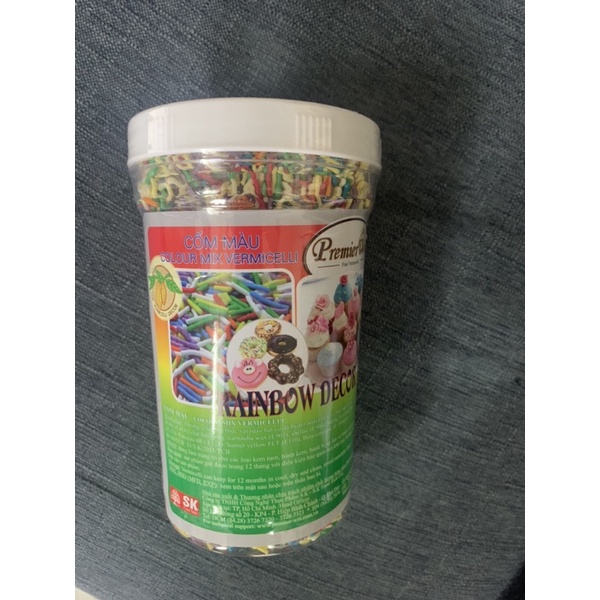 Cốm Trang Trí Bánh Premier Rain Bow