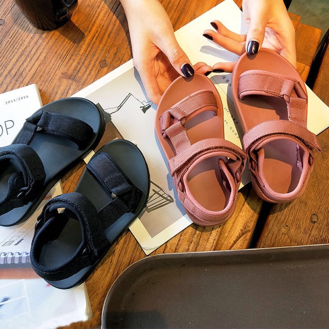 Dép Sandal Cho Bé thời trang 2 màu Nâu - Đen Chống Trơn trượt Siêu Êm Chân mã SDA3