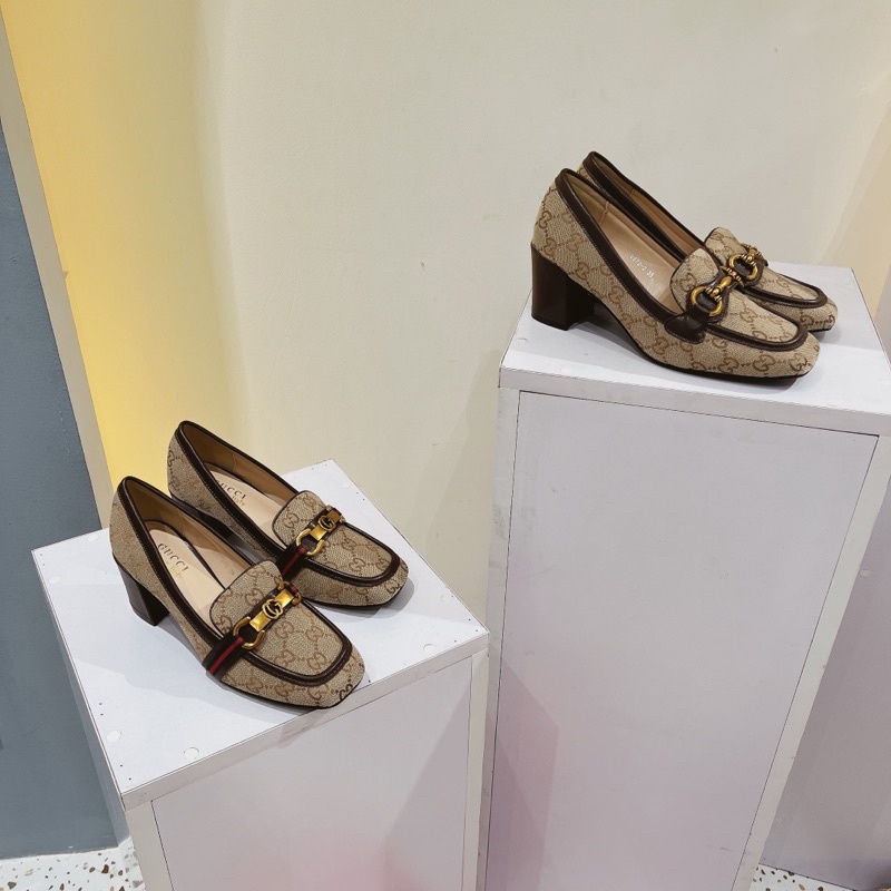 Giầy khoá gót 7cm