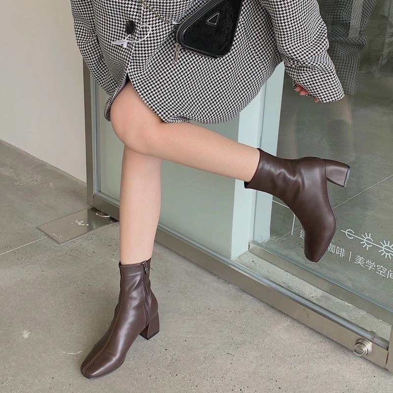 Boots Nữ Da Lì 3 Màu Siêu HOT | BigBuy360 - bigbuy360.vn