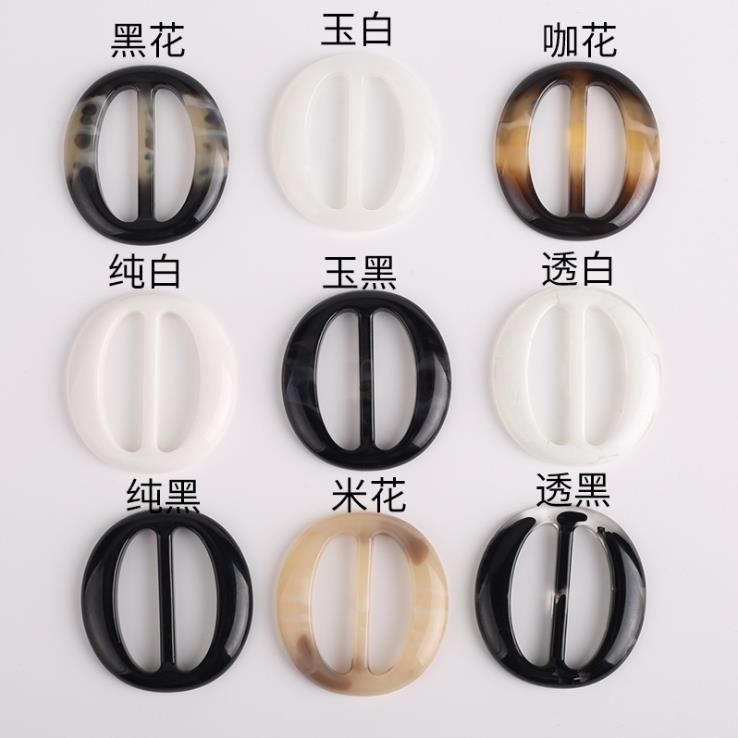 1 Khóa Thắt Lưng Nhựa Hình Oval