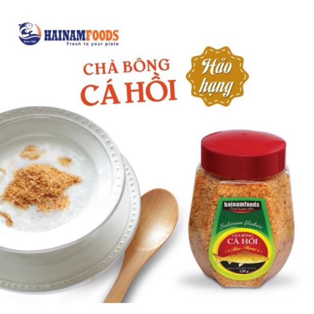 Hot! Chà bông cá hồi 120gr - hàng xuất Nhật - làm từ 100% Cá hồi Nauy nhập khẩu.