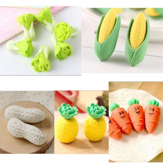 Set 2 Gôm - Tẩy Chì Hình Rau Củ Quả