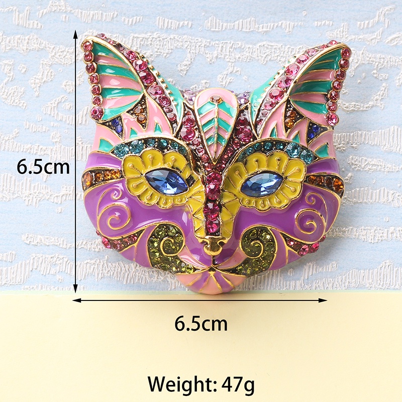 Ghim Cài Áo Hình Chú Cáo Đính Đá Thời Trang Nhiều Màu Sắc