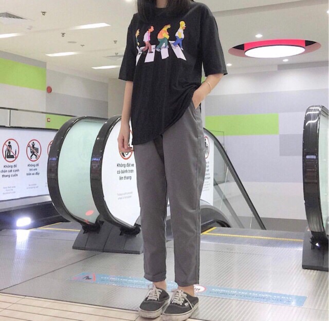 Quần Kaki Báic Trơn Xám