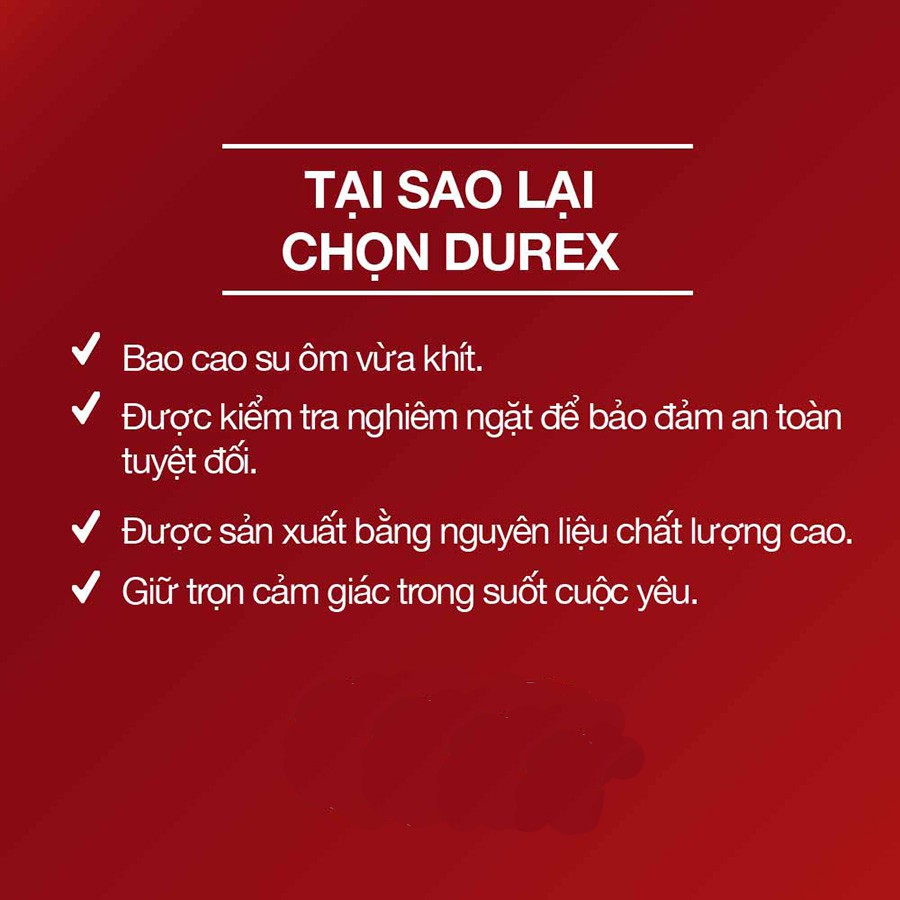 [Chính Hãng-CHE TÊN] Bao Cao Su DUREX PERFOMA - Gây Tê Kéo Dài Thời Gian - Hộp 12 CHIẾC