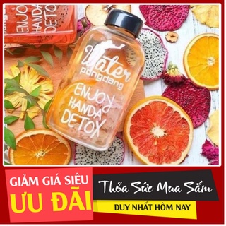 ❎{SALE SỐC}❎  ❣️Chai thủy tinh DETOX 650ML❣️