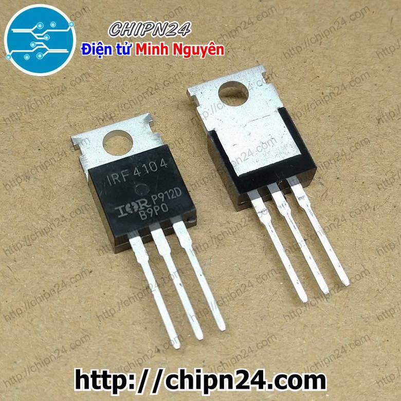 [1 CON] Mosfet IRF4104 TO-220 120A 40V Kênh N (F4104 4104)