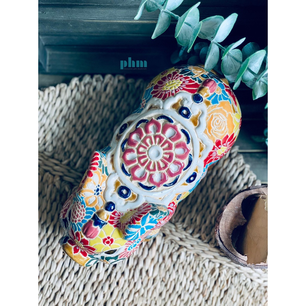 Heo đất bách hoa lưng sen hồng