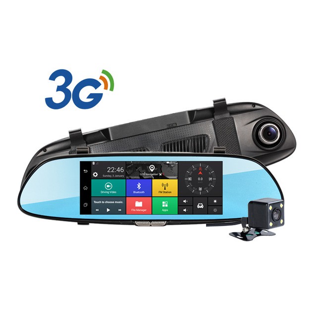 [Shopee trợ giá] Camera hành trình ô tô gắn sim 3G Gps DVR F1 Hoàng Gia