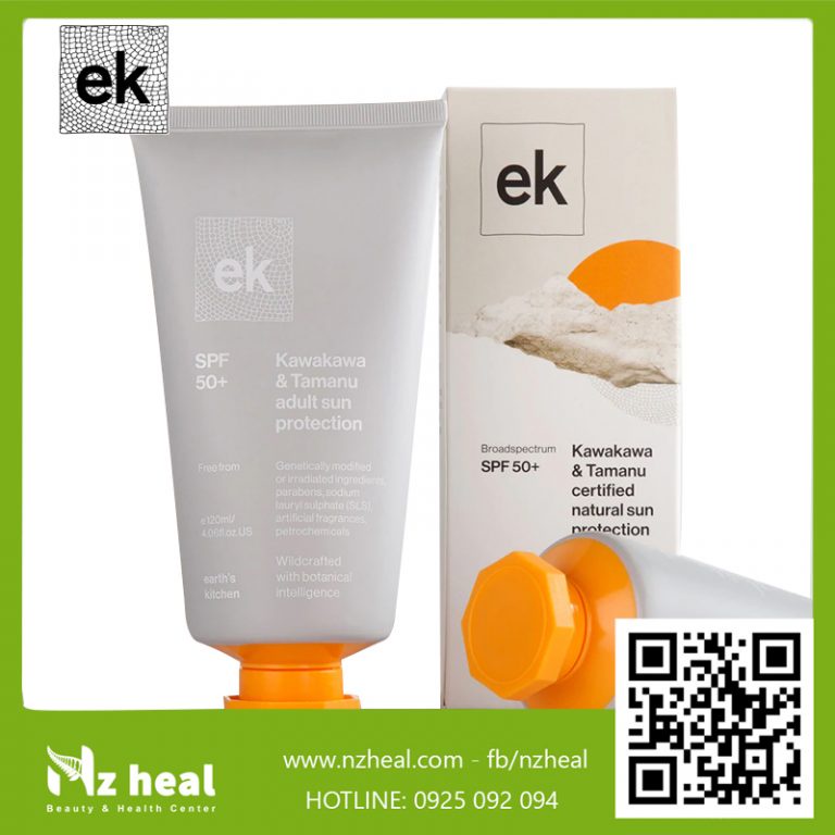 Kem chống nắng hữu cơ EK Kawakawa Sunscreen SPF50 (100g/ 150g)