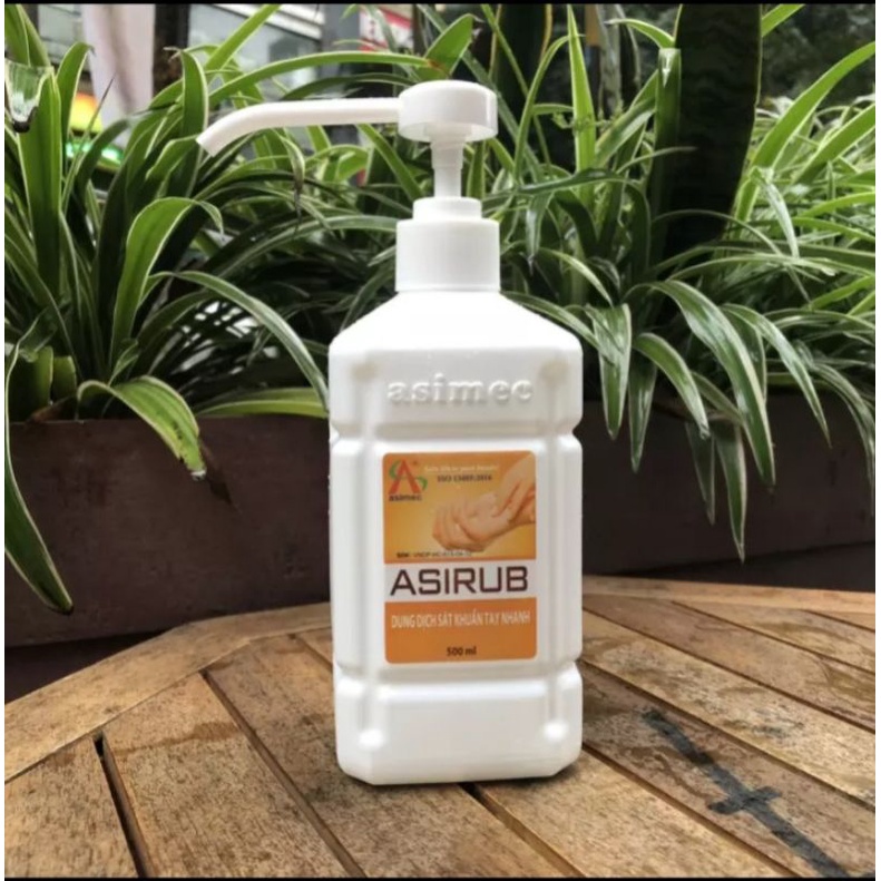 Nước Rửa Tay Khô Sát Khuẩn ASIRUB Nước sát khuẩn Chai 500ml
