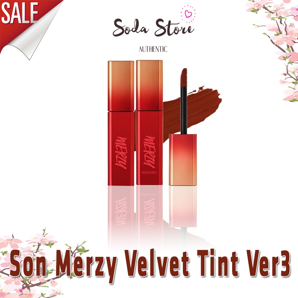 [ Sẵn] Son Merzy Velvet Tint Ver3 -4