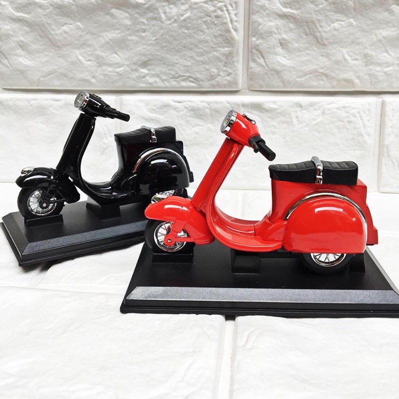 Tượng Trưng Bày, Mô Hình Trang Trí Đa Năng Kim Loại Hình Chiếc Xe Vespa