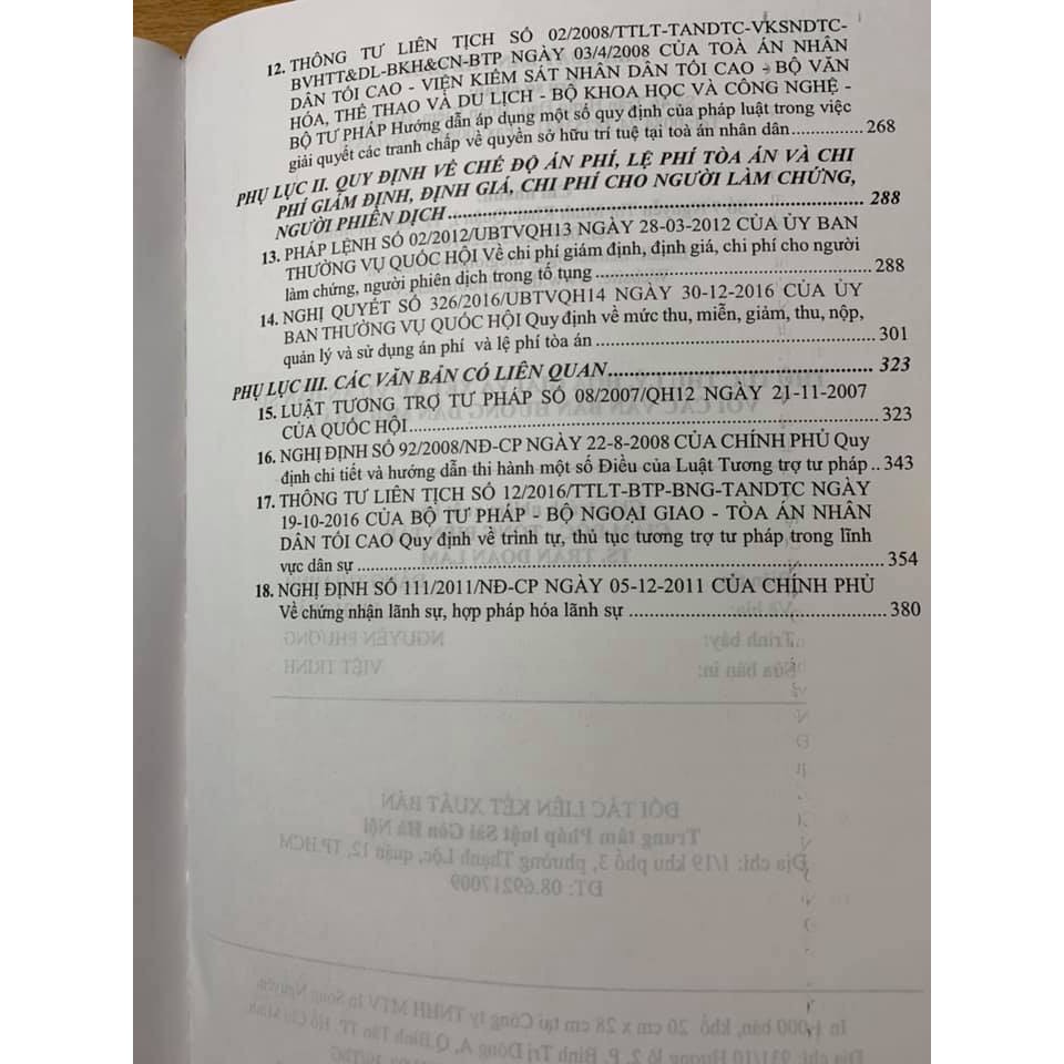Sách - Thủ tục thụ lý hòa giải và xét xử vụ án dân sự với các văn bản hướng dẫn mới nhất | BigBuy360 - bigbuy360.vn