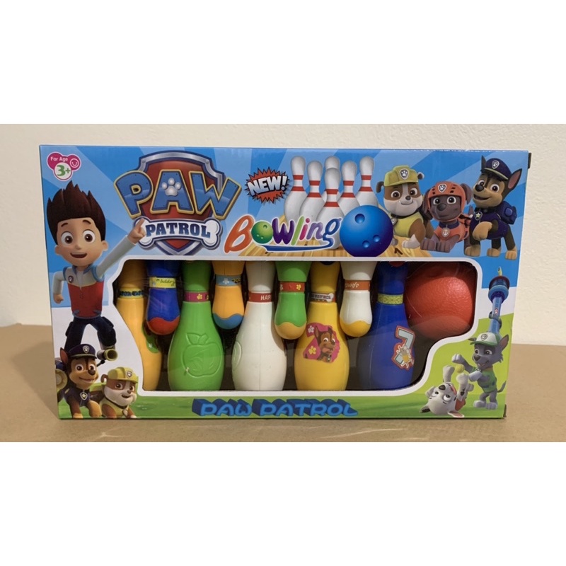 Đồ chơi Bowling chó Paw Patrol- đồ chơi vận động dành cho trẻ- Đồ chơi chó cứu hộ giúp trẻ nhận biết màu sắc