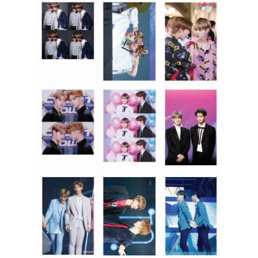 Lomo card 54 ảnh WANNA ONE Couple BaeHwi (Jinyoung + Daehwi)