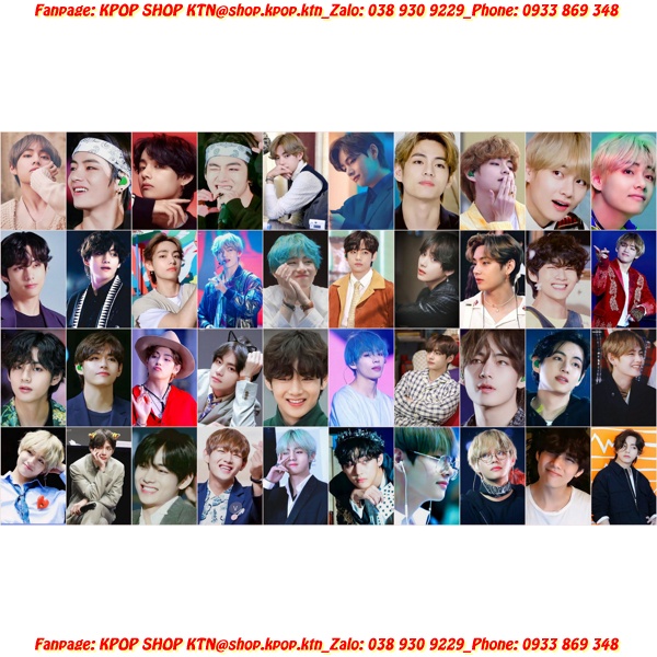 SÉT CARD BO GÓC V BTS