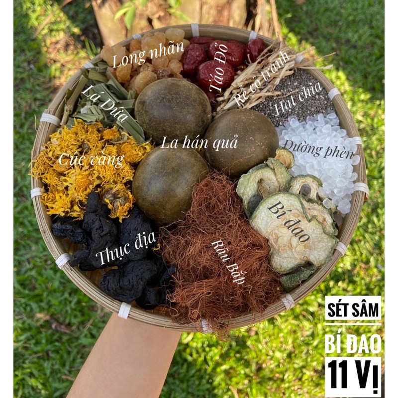 Set Nguyên Liệu Nấu Sâm Bí Đao Mix 11 Vị | BigBuy360 - bigbuy360.vn